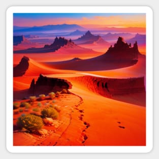 Southwest Desert Sands at Dawn Sticker